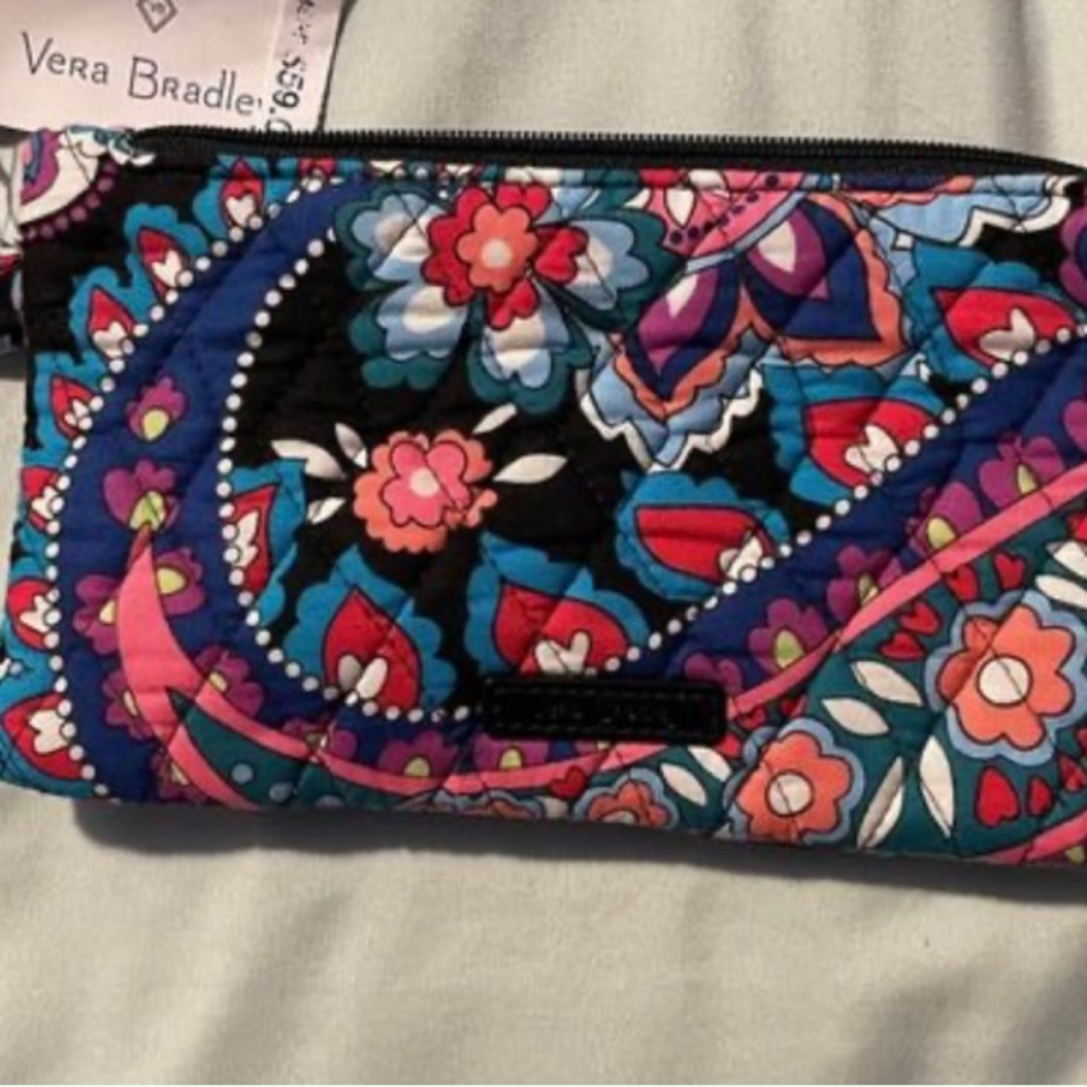 Vera Bradley Haymarket Paisley wristlet